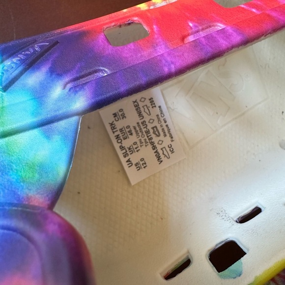 #48❤️/38❤️ VANS TRK TIE DYE SLIP ON SNEAKERS - Picture 8 of 10